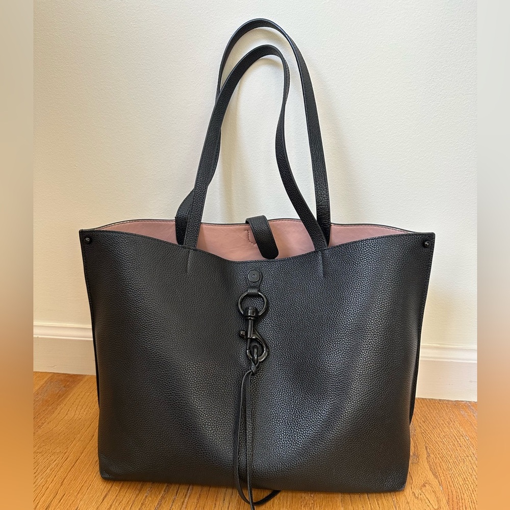 Rebecca Minkoff Black Leather Tote Bag